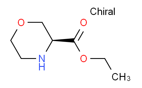 CAS No. 132946-21-5, (S)-Ethyl morpholine-3-carboxylate