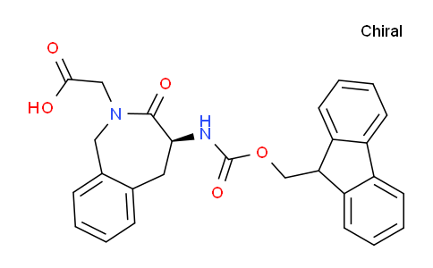 CAS No. 264273-08-7, (S)-Fmoc-4-amino-2-carboxymethyl-1,3,4,5-tetrahydro-2h-[2]-benzazepin-3-one