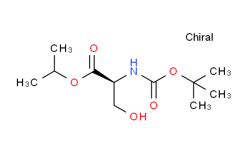 CAS No. 955379-18-7, (S)-Isopropyl 2-((tert-butoxycarbonyl)amino)-3-hydroxypropanoate