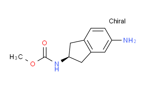 CAS No. 256397-59-8, (S)-Methyl (5-amino-2,3-dihydro-1H-inden-2-yl)carbamate