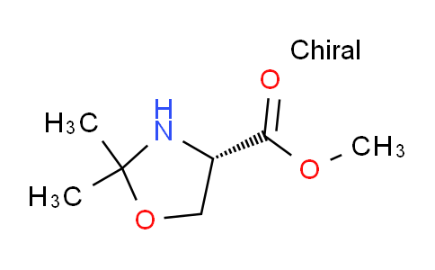 CAS No. 174840-02-9, (S)-Methyl 2,2-dimethyloxazolidine-4-carboxylate
