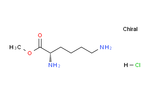 CAS No. 13515-95-2, (S)-Methyl 2,6-diaminohexanoate hydrochloride