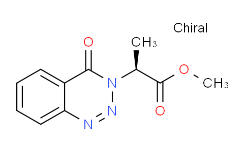CAS No. 646524-72-3, (S)-Methyl 2-(4-oxobenzo[d][1,2,3]triazin-3(4H)-yl)propanoate
