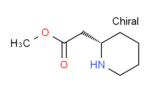 CAS No. 171866-64-1, (S)-Methyl 2-(piperidin-2-yl)acetate