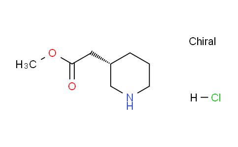 CAS No. 957471-98-6, (S)-Methyl 2-(piperidin-3-yl)acetate hydrochloride