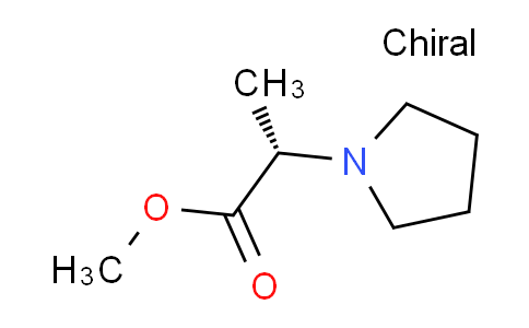 CAS No. 200423-06-9, (S)-Methyl 2-(pyrrolidin-1-yl)propanoate