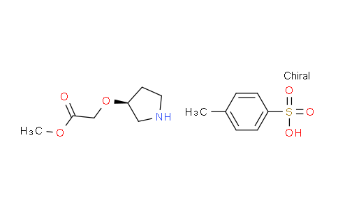 CAS No. 1965314-75-3, (S)-Methyl 2-(pyrrolidin-3-yloxy)acetate 4-methylbenzenesulfonate