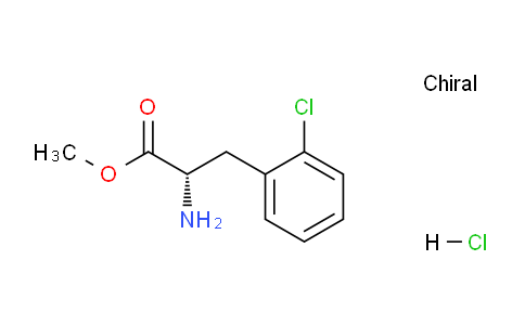 CAS No. 457654-73-8, (S)-Methyl 2-amino-3-(2-chlorophenyl)propanoate hydrochloride