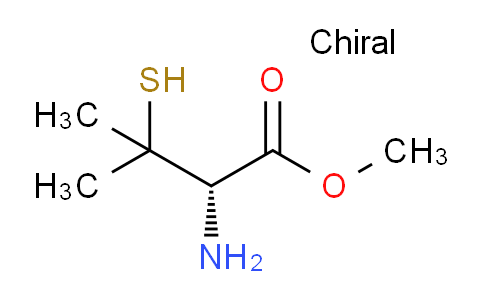 CAS No. 29913-83-5, (S)-Methyl 2-amino-3-mercapto-3-methylbutanoate