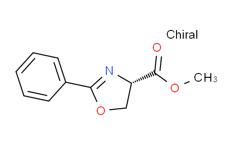 CAS No. 78715-83-0, (S)-Methyl 2-phenyl-4,5-dihydrooxazole-4-carboxylate