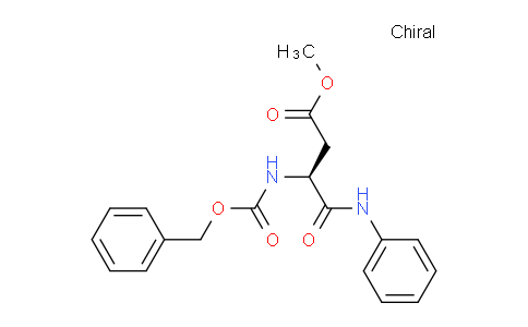 CAS No. 1175893-90-9, (S)-Methyl 3-(((benzyloxy)carbonyl)amino)-4-oxo-4-(phenylamino)butanoate