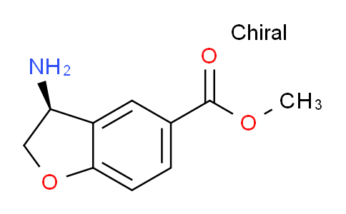 CAS No. 1272722-90-3, (S)-Methyl 3-amino-2,3-dihydrobenzofuran-5-carboxylate