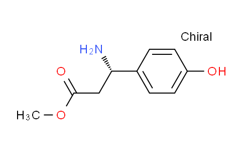 CAS No. 177966-65-3, (S)-Methyl 3-amino-3-(4-hydroxyphenyl)propanoate