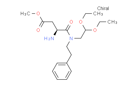CAS No. 1951425-01-6, (S)-Methyl 3-amino-4-((2,2-diethoxyethyl)(phenethyl)amino)-4-oxobutanoate