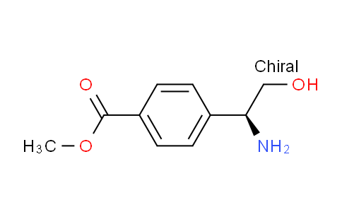 CAS No. 1213380-39-2, (S)-Methyl 4-(1-amino-2-hydroxyethyl)benzoate