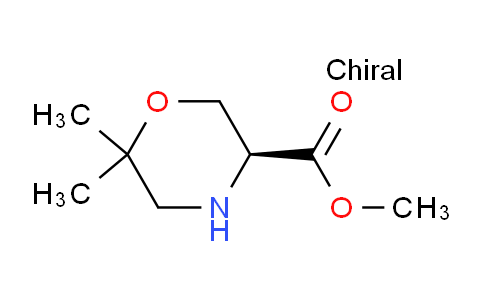 CAS No. 947729-86-4, (S)-Methyl 6,6-dimethylmorpholine-3-carboxylate