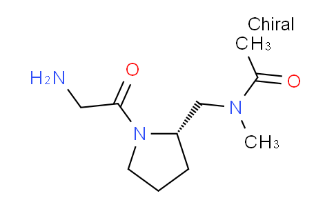 CAS No. 1353999-80-0, (S)-N-((1-(2-Aminoacetyl)pyrrolidin-2-yl)methyl)-N-methylacetamide