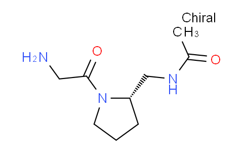CAS No. 1354008-86-8, (S)-N-((1-(2-Aminoacetyl)pyrrolidin-2-yl)methyl)acetamide