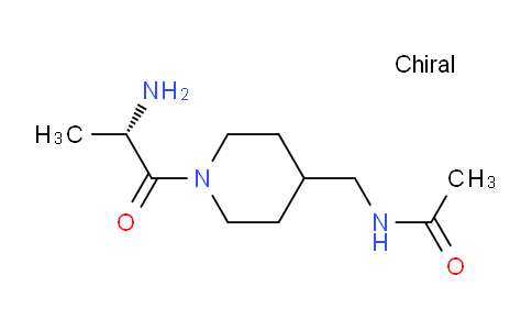 CAS No. 1354020-11-3, (S)-N-((1-(2-Aminopropanoyl)piperidin-4-yl)methyl)acetamide