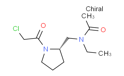 CAS No. 1353997-03-1, (S)-N-((1-(2-Chloroacetyl)pyrrolidin-2-yl)methyl)-N-ethylacetamide