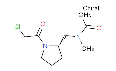 CAS No. 1354016-13-9, (S)-N-((1-(2-Chloroacetyl)pyrrolidin-2-yl)methyl)-N-methylacetamide