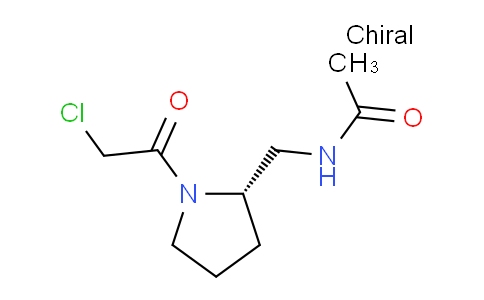 CAS No. 1353994-56-5, (S)-N-((1-(2-Chloroacetyl)pyrrolidin-2-yl)methyl)acetamide