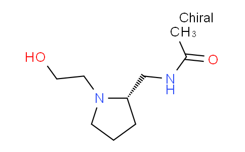 CAS No. 1353996-61-8, (S)-N-((1-(2-Hydroxyethyl)pyrrolidin-2-yl)methyl)acetamide