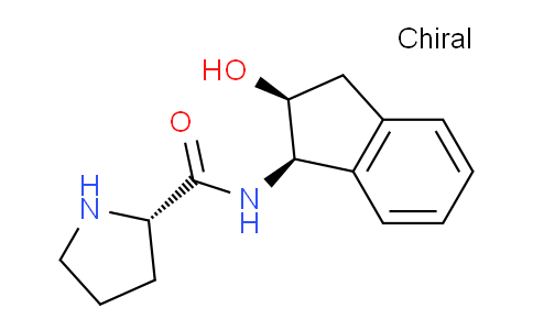 CAS No. 910540-89-5, (S)-N-((1R,2S)-2-Hydroxy-2,3-dihydro-1H-inden-1-yl)pyrrolidine-2-carboxamide