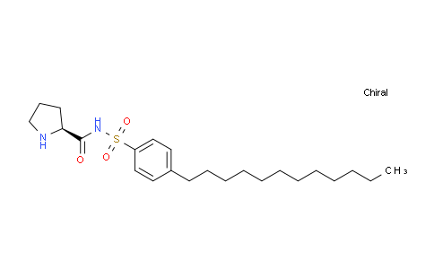 CAS No. 1068139-38-7, (S)-N-((4-Dodecylphenyl)sulfonyl)pyrrolidine-2-carboxamide
