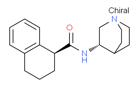 CAS No. 177793-79-2, (S)-N-((S)-Quinuclidin-3-yl)-1,2,3,4-tetrahydronaphthalene-1-carboxamide