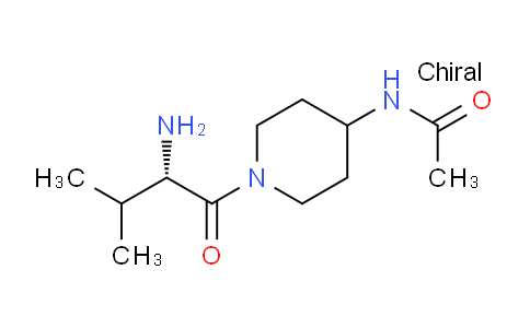 CAS No. 1354020-14-6, (S)-N-(1-(2-Amino-3-methylbutanoyl)piperidin-4-yl)acetamide