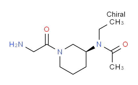 CAS No. 1353999-86-6, (S)-N-(1-(2-Aminoacetyl)piperidin-3-yl)-N-ethylacetamide