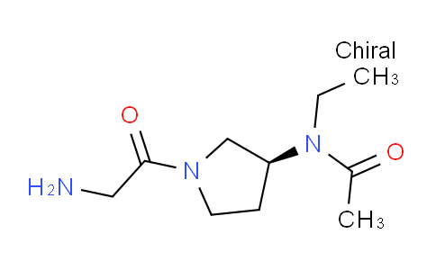 CAS No. 1354001-59-4, (S)-N-(1-(2-Aminoacetyl)pyrrolidin-3-yl)-N-ethylacetamide