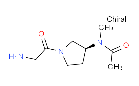CAS No. 1353994-01-0, (S)-N-(1-(2-Aminoacetyl)pyrrolidin-3-yl)-N-methylacetamide