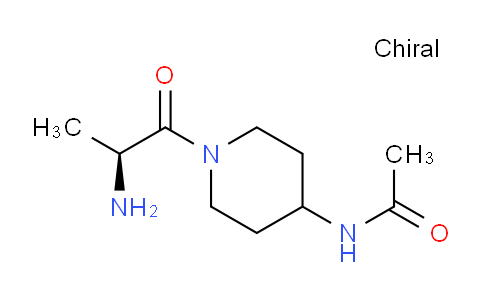 CAS No. 1354009-10-1, (S)-N-(1-(2-Aminopropanoyl)piperidin-4-yl)acetamide
