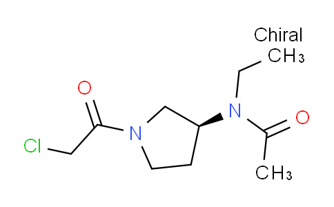 CAS No. 1354020-07-7, (S)-N-(1-(2-Chloroacetyl)pyrrolidin-3-yl)-N-ethylacetamide