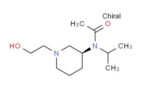 CAS No. 1354020-02-2, (S)-N-(1-(2-Hydroxyethyl)piperidin-3-yl)-N-isopropylacetamide