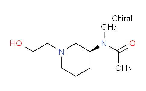 CAS No. 1354019-99-0, (S)-N-(1-(2-Hydroxyethyl)piperidin-3-yl)-N-methylacetamide