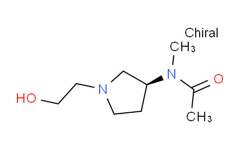 CAS No. 1354008-70-0, (S)-N-(1-(2-Hydroxyethyl)pyrrolidin-3-yl)-N-methylacetamide