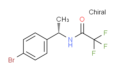 CAS No. 182141-70-4, (S)-N-(1-(4-Bromophenyl)ethyl)-2,2,2-trifluoroacetamide