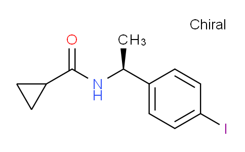 CAS No. 1363439-97-7, (S)-N-(1-(4-Iodophenyl)ethyl)cyclopropanecarboxamide