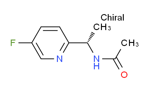 CAS No. 905587-17-9, (S)-N-(1-(5-Fluoropyridin-2-yl)ethyl)acetamide