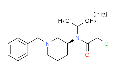 CAS No. 1353997-01-9, (S)-N-(1-Benzylpiperidin-3-yl)-2-chloro-N-isopropylacetamide