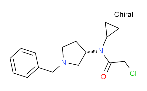 CAS No. 1354011-43-0, (S)-N-(1-Benzylpyrrolidin-3-yl)-2-chloro-N-cyclopropylacetamide