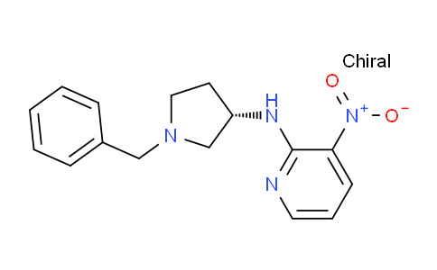 CAS No. 1421013-34-4, (S)-N-(1-Benzylpyrrolidin-3-yl)-3-nitropyridin-2-amine
