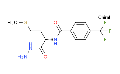 CAS No. 209056-84-8, (S)-N-(1-Hydrazinyl-4-(methylthio)-1-oxobutan-2-yl)-4-(trifluoromethyl)benzamide