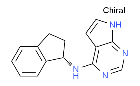 CAS No. 905580-86-1, (S)-N-(2,3-Dihydro-1H-inden-1-yl)-7H-pyrrolo[2,3-d]pyrimidin-4-amine