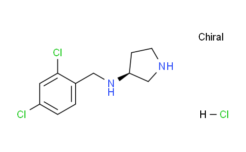 CAS No. 1289585-30-3, (S)-N-(2,4-Dichlorobenzyl)pyrrolidin-3-amine hydrochloride