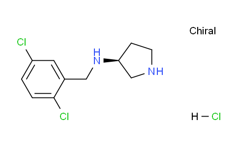 CAS No. 1289585-29-0, (S)-N-(2,5-Dichlorobenzyl)pyrrolidin-3-amine hydrochloride
