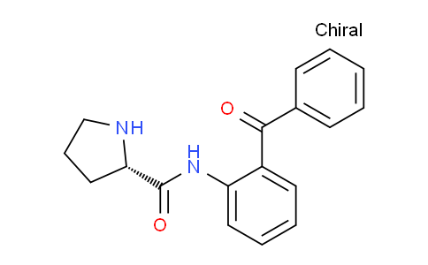 CAS No. 117186-74-0, (S)-N-(2-Benzoylphenyl)pyrrolidine-2-carboxamide